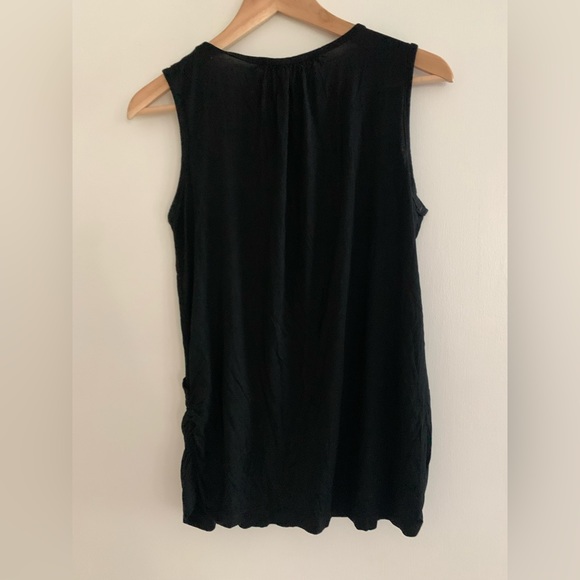 Smallshow black maternity tank - Picture 2 of 3